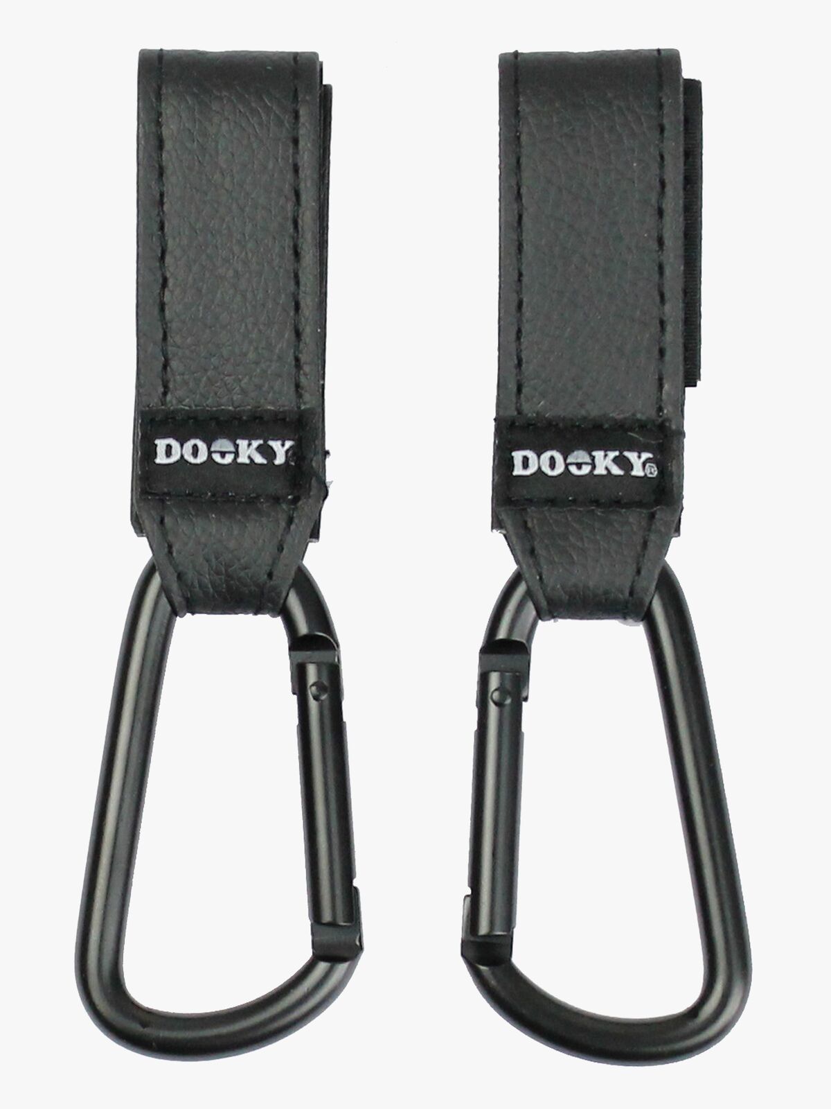 Dooky Barnvagnskrokar 2-Pack, Black