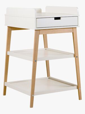 Quax Hip Skötbord med Låda, Clay/Nature