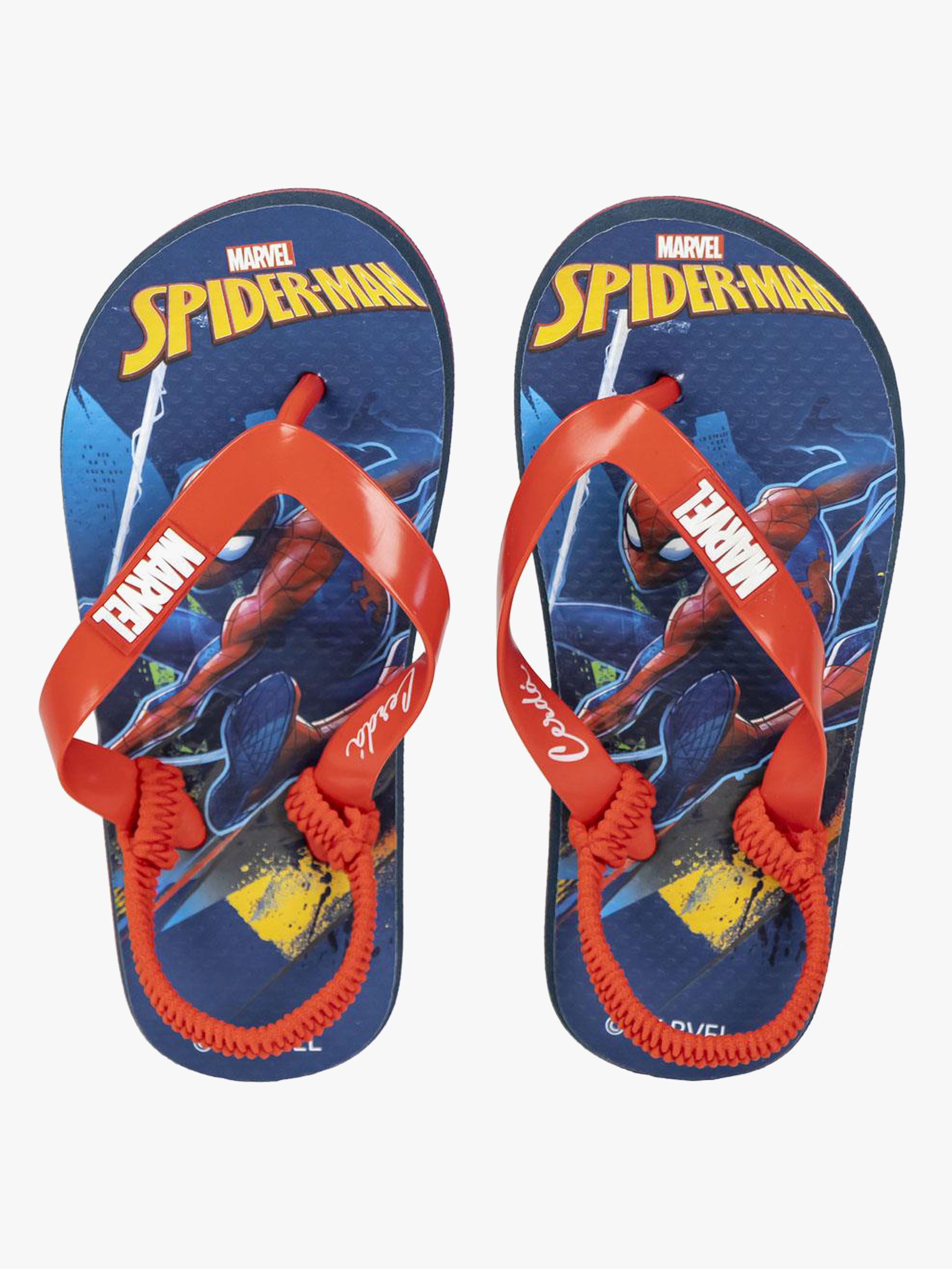 Spindelmannen Flip-flops med Hälrem, Mörkblå, 30-31