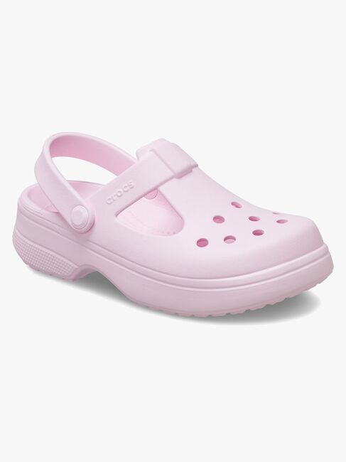 Crocs Classic Mary Jane Tofflor, Pink Milk
