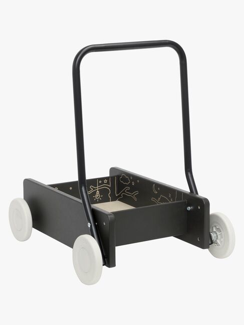 Micki Premium Lära-gå-vagn, Svart