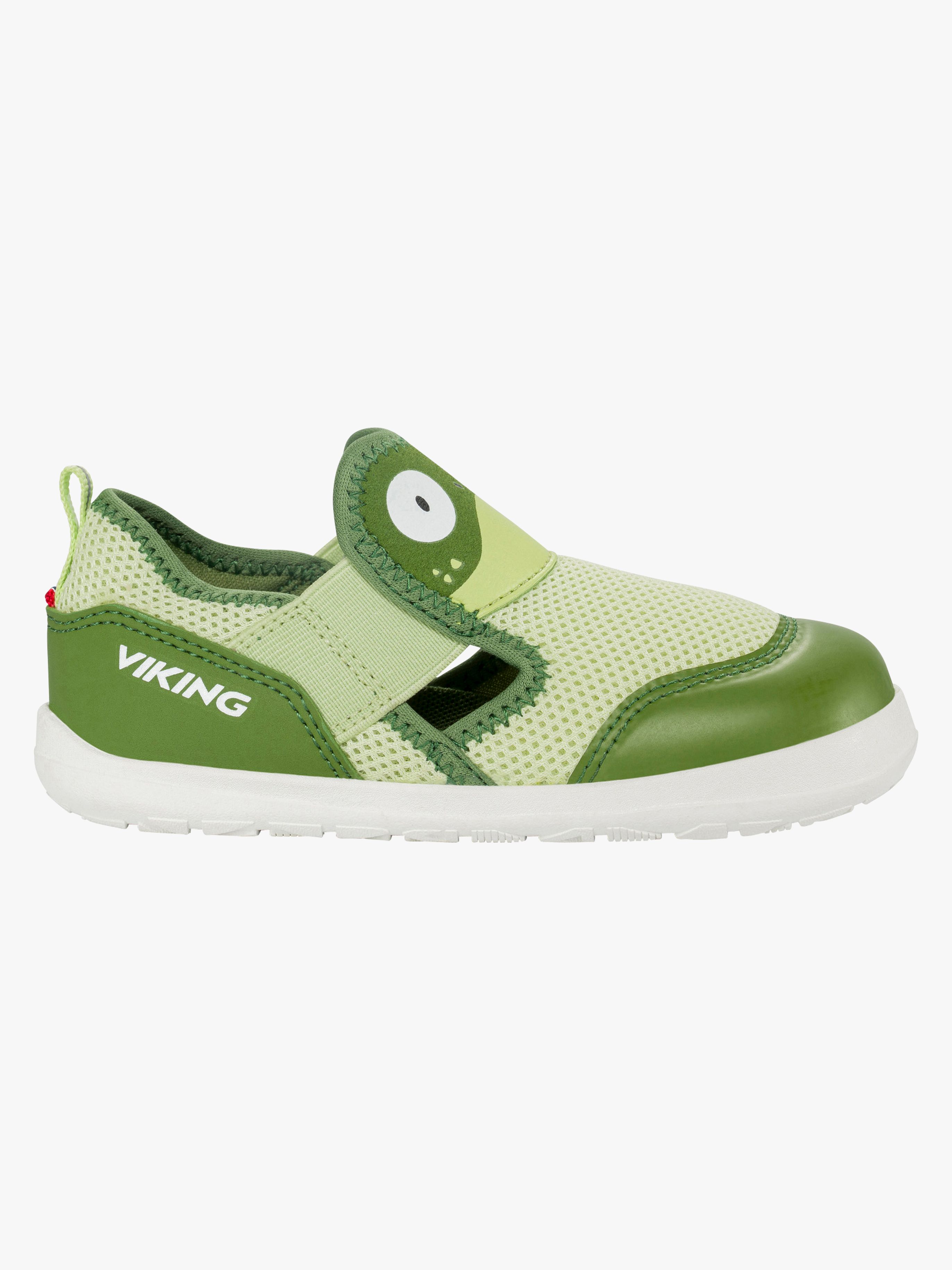 Viking Alv Paw Barefoot Sandaler, Light Green/Green, 29