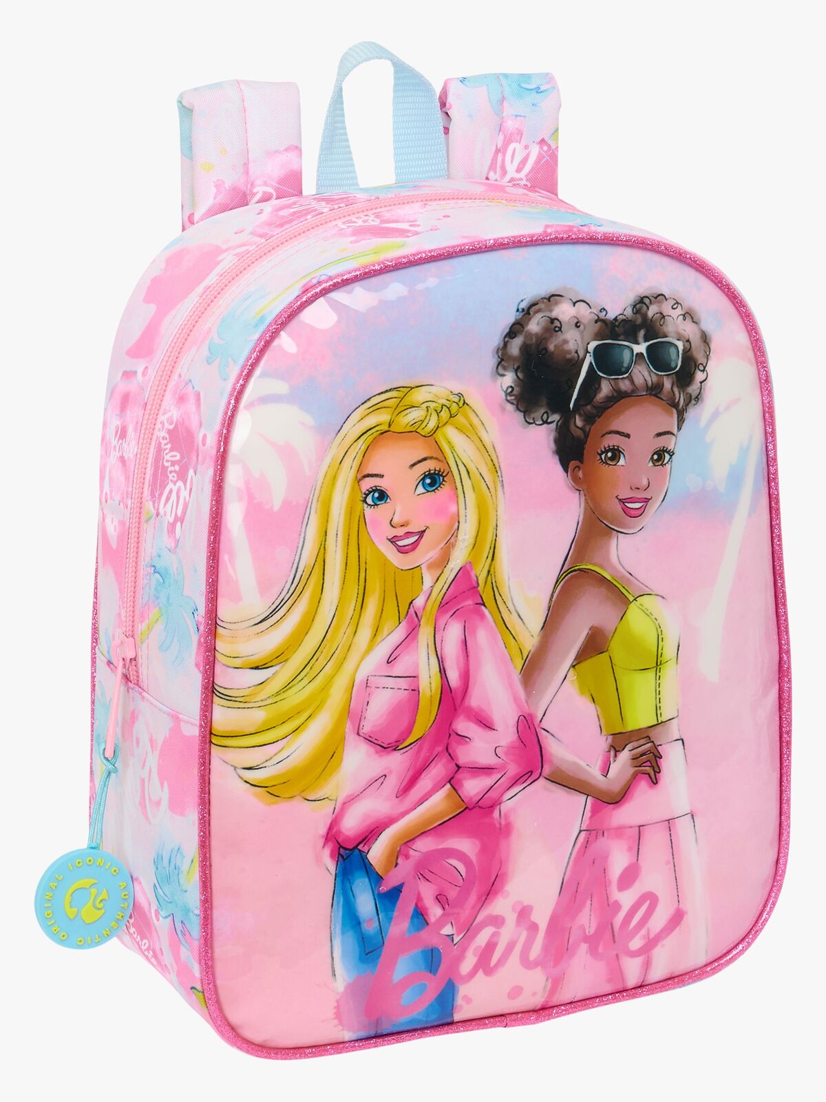 Barbie Mini Ryggsäck 6L Painterly, Rosa/ljusblå
