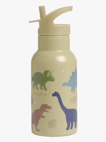 A Little Lovely Company Vattenflaska Dinosaurier 350 ml, Beige