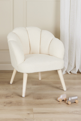 Alice & Fox Pearla Sessel, Cream/Wood