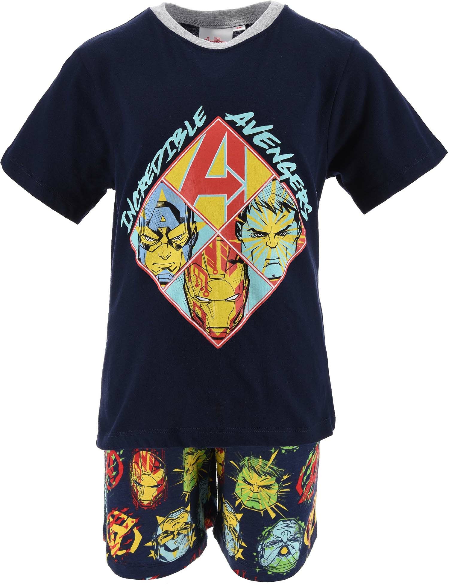Marvel Avengers Classic Pyjamas Navy 10 År