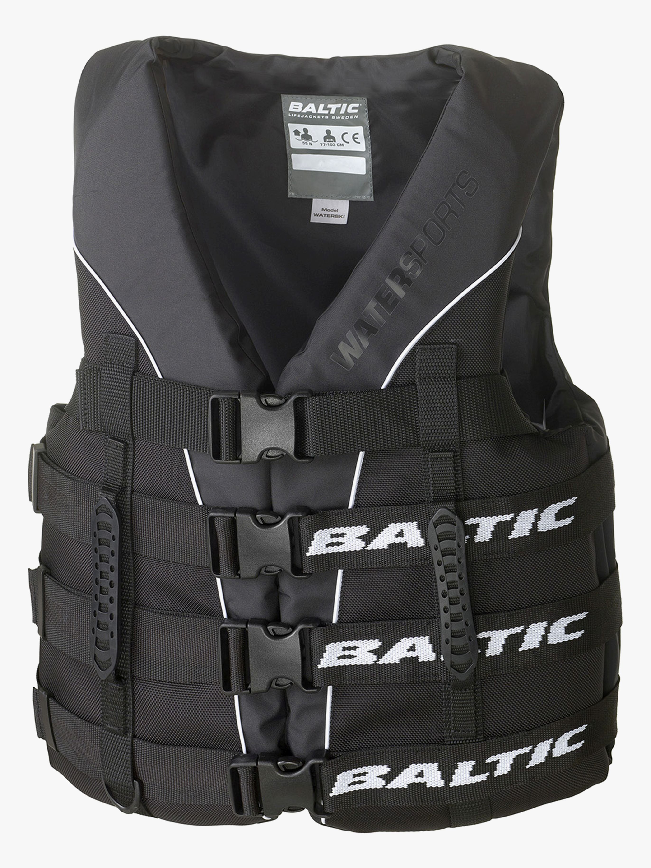 Baltic Watersport Flytväst, Black, 40-50 kg