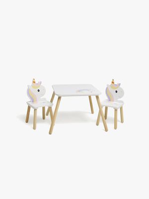 Cloudberry Castle Tisch und Stühle Einhorn