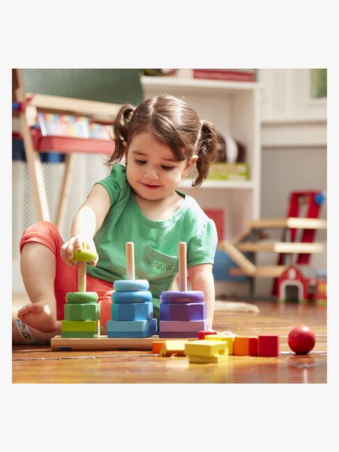Melissa & Doug Stapeltorn med Klossar