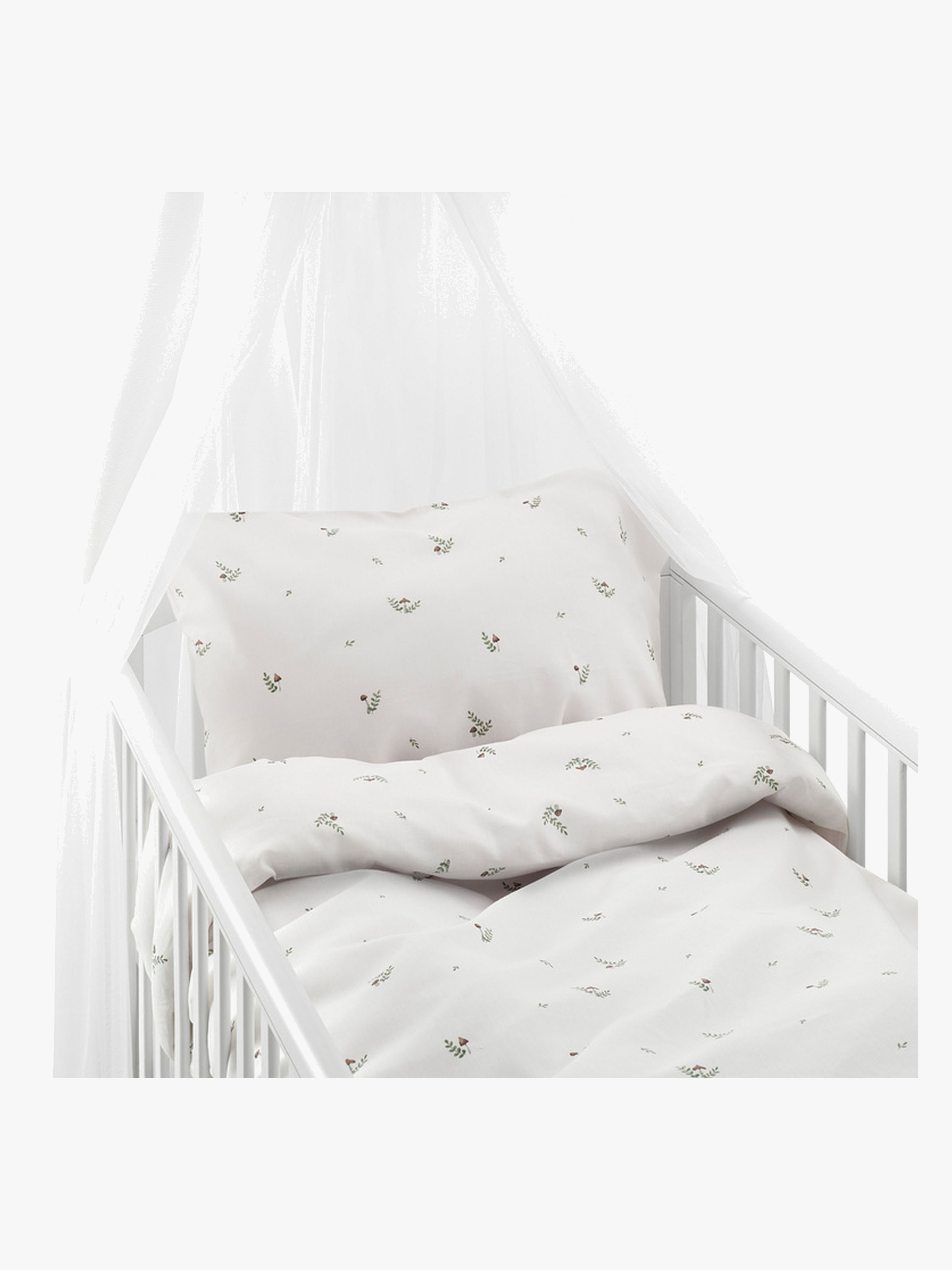 Borganäs Bäddset Spjälsäng Alvin 2-delat 100x130, Beige