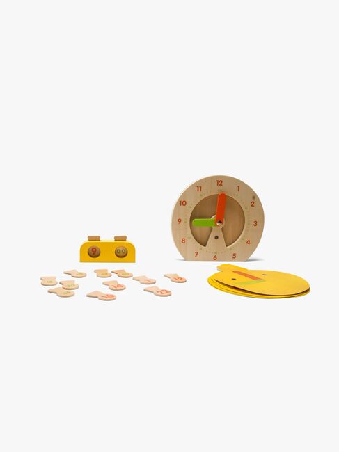 BS Toys Clock Barnspel, Flerfärgat