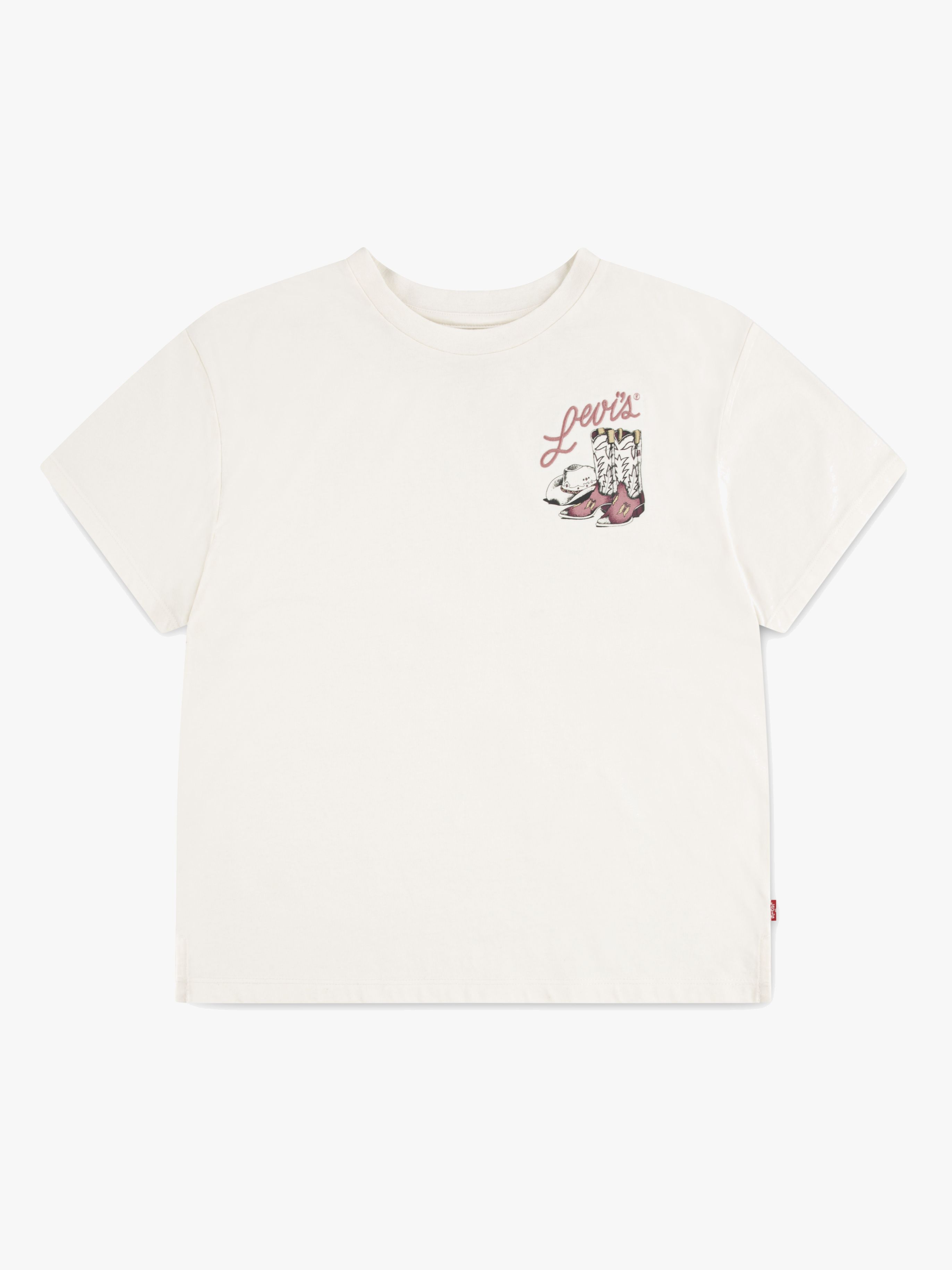 Levi's LVG Weatern Oversized T-shirt, Gardenia, 140