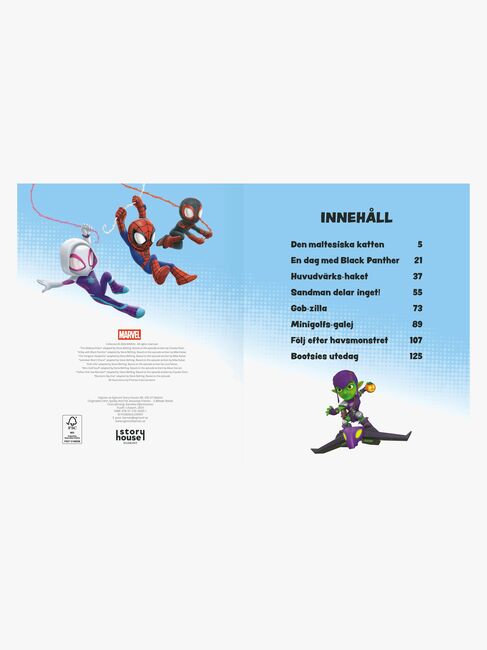 Egmont Kärnan Spidey & His Amazing Friends 5-Minuters Sagor