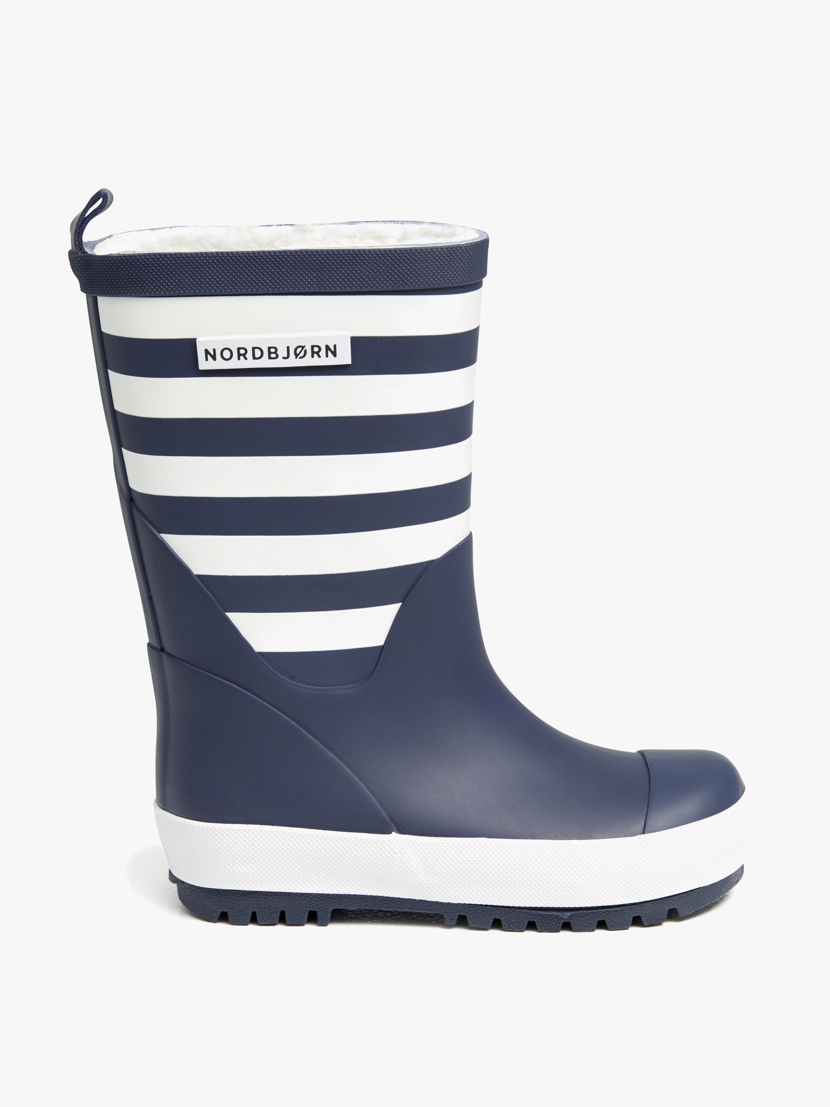 Nordbjørn Dunder Fodrade Gummistövlar, Navy/White, 24
