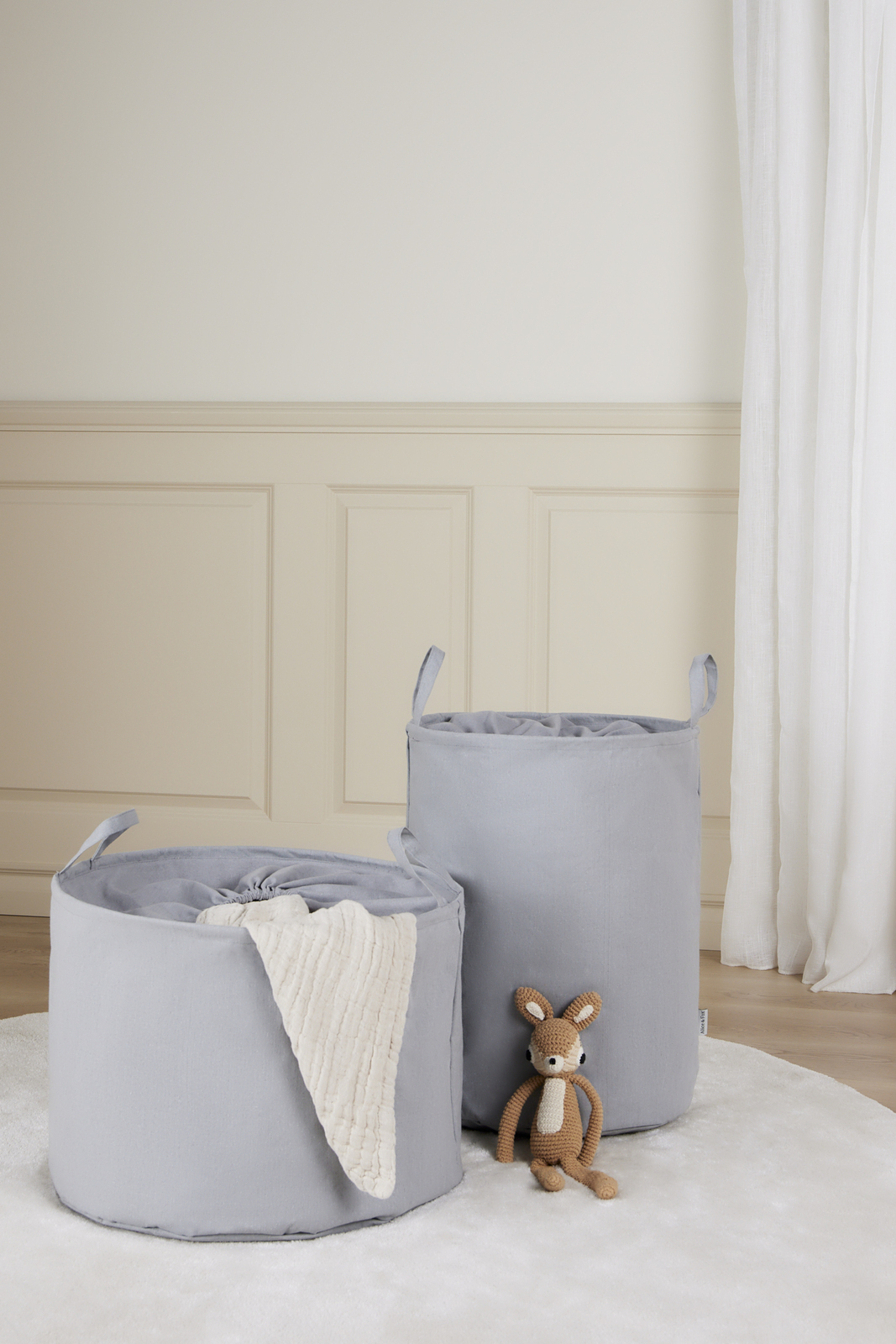 Alice & Fox DINA Förvaringskorg 2-pack, Grå