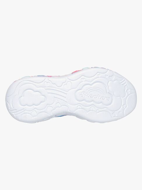 Skechers ETERNAL HEART LIGHTS  Blinkande Sneakers, Blå