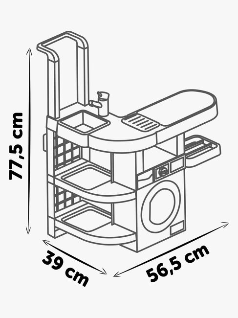 Smoby Rowenta Wash&Clean Tvätt- och Städset