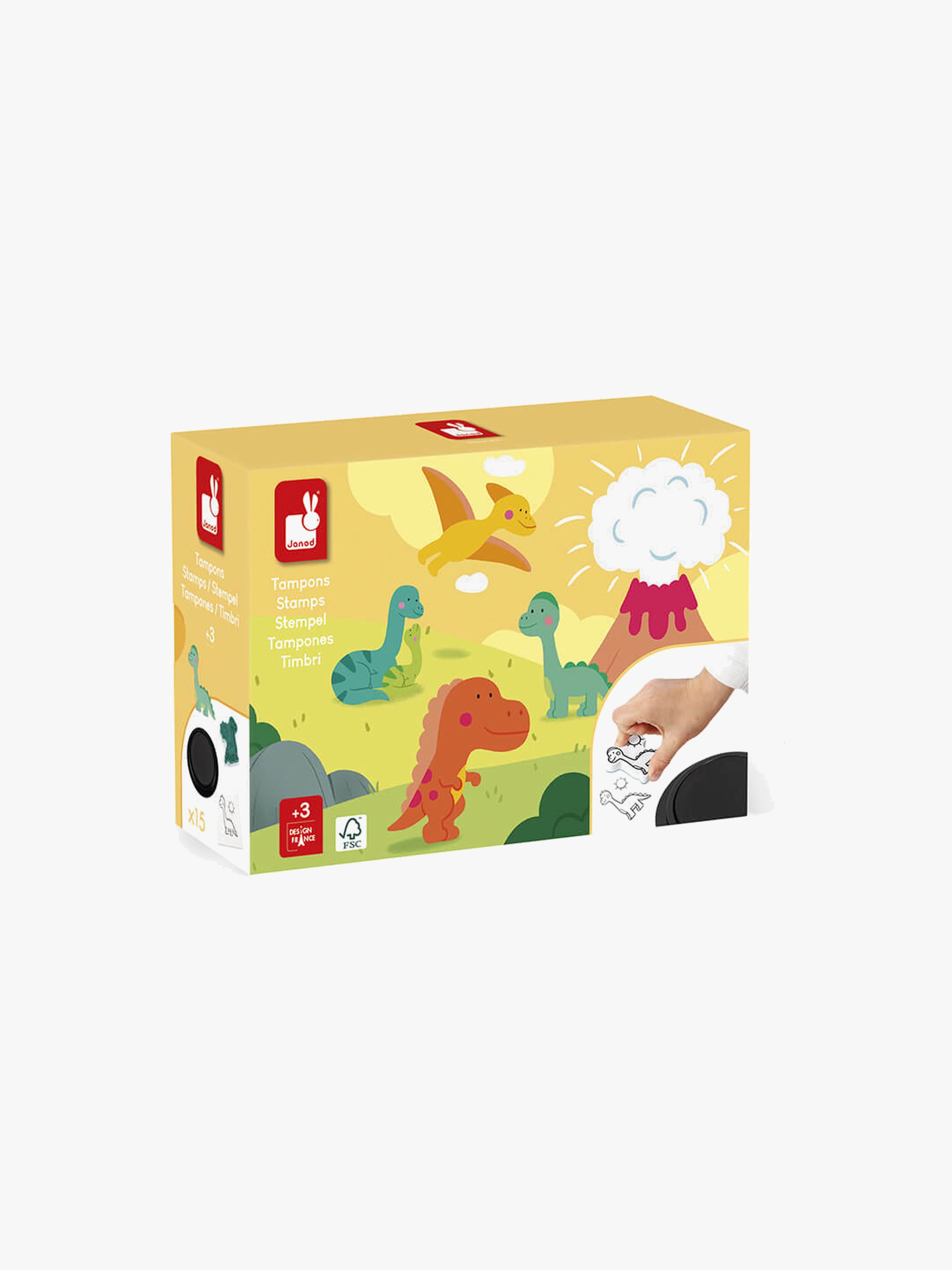Janod Dinosaurier Stampinoo Stämpelset