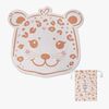Swim Essentials Leopard Badhandduk, Beige