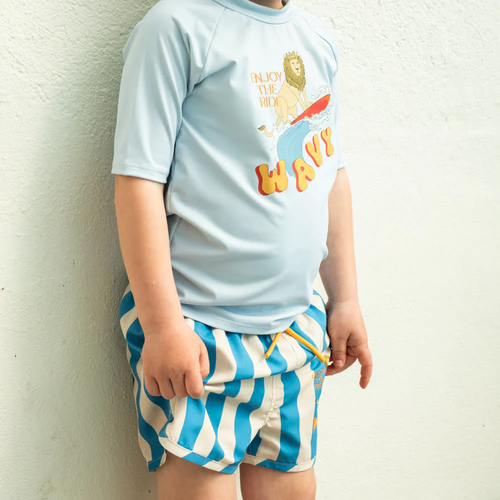 That's Mine Lai Badshorts, Block Stripe Blue