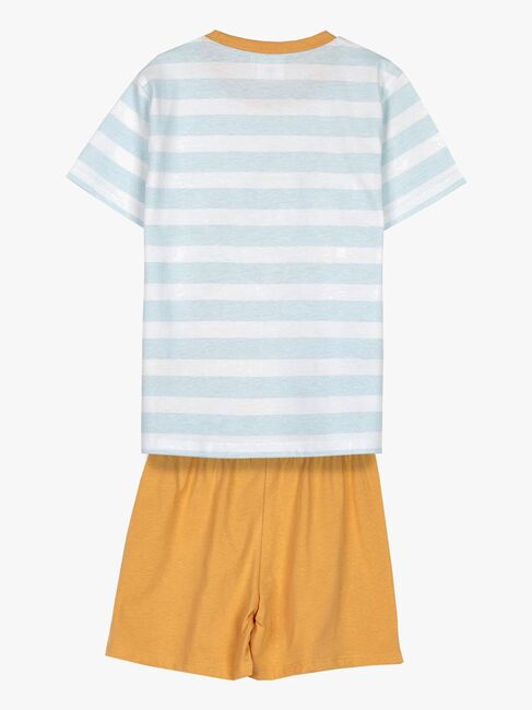 Bluey Pyjamas, Ljusblå/Orange