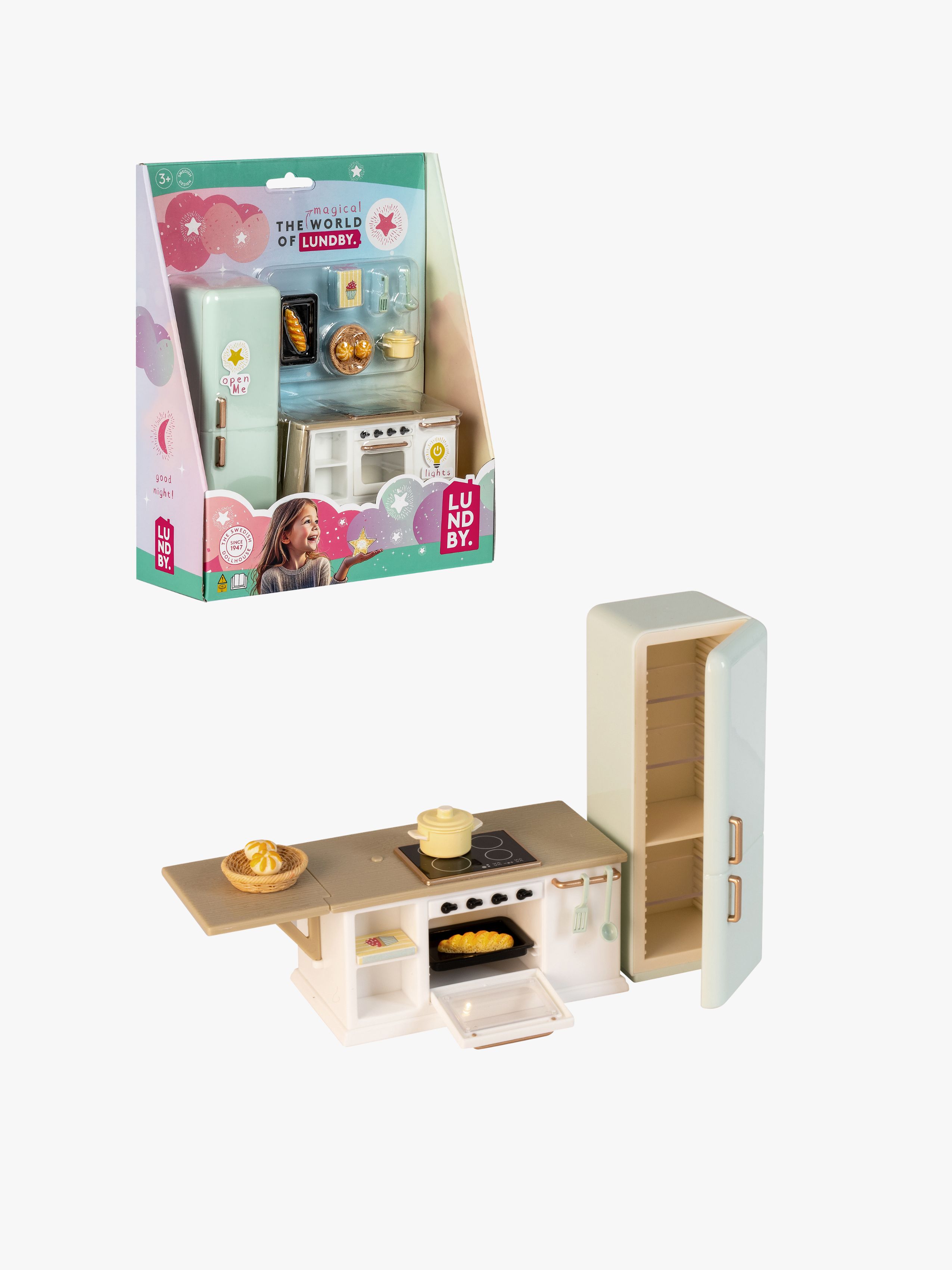 Lundby Dockhustillbehör Köksö Med Ugn &  Spis