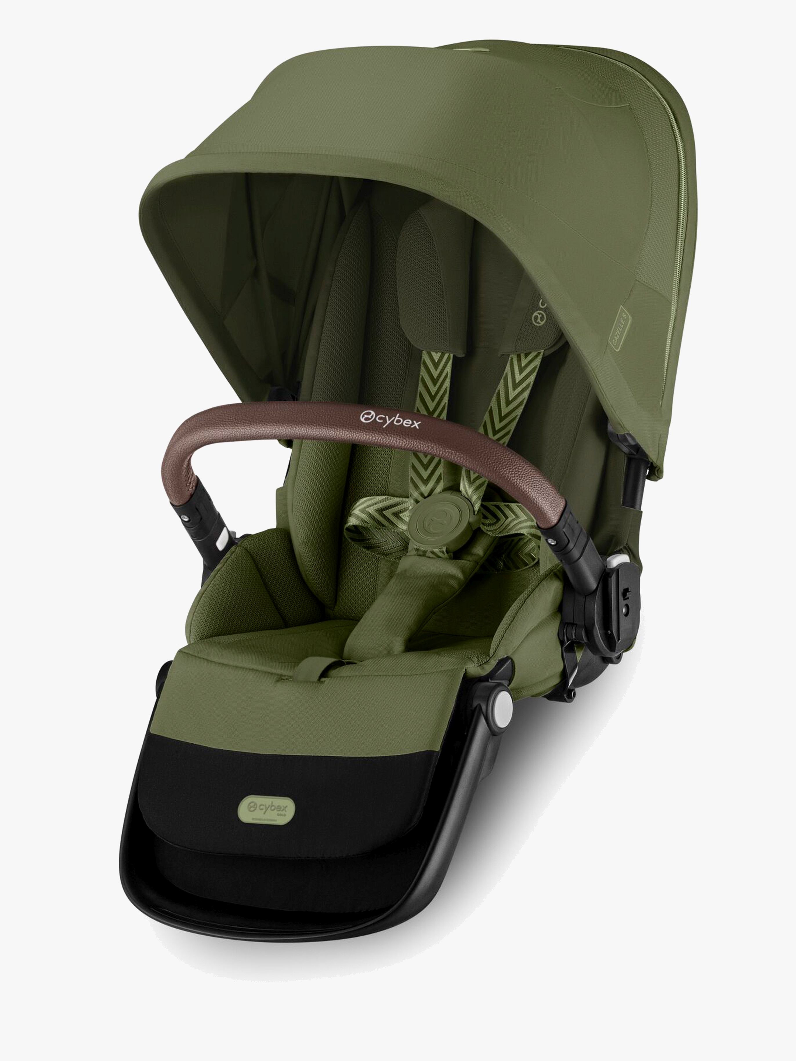 Cybex GAZELLE S Sittdel, Black/Moss Green