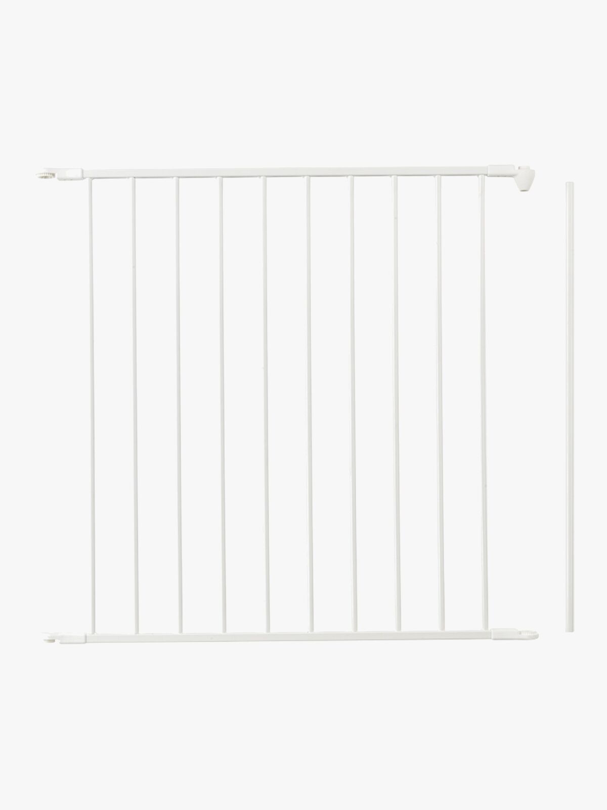 BabyDan Förlängning Säkerhetsgrind Flex Large 72 cm, Vit