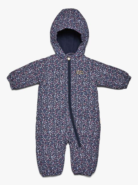 Petite Chérie Atelier Gisele Babyoverall, Navy Small Flower