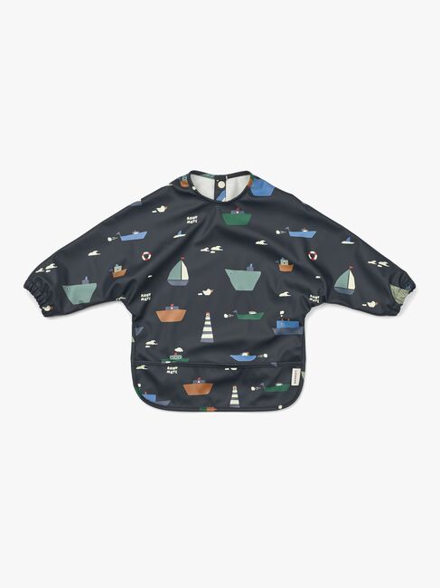 LIEWOOD Merle Cape Haklapp med Tryck, Sailing/Classic navy