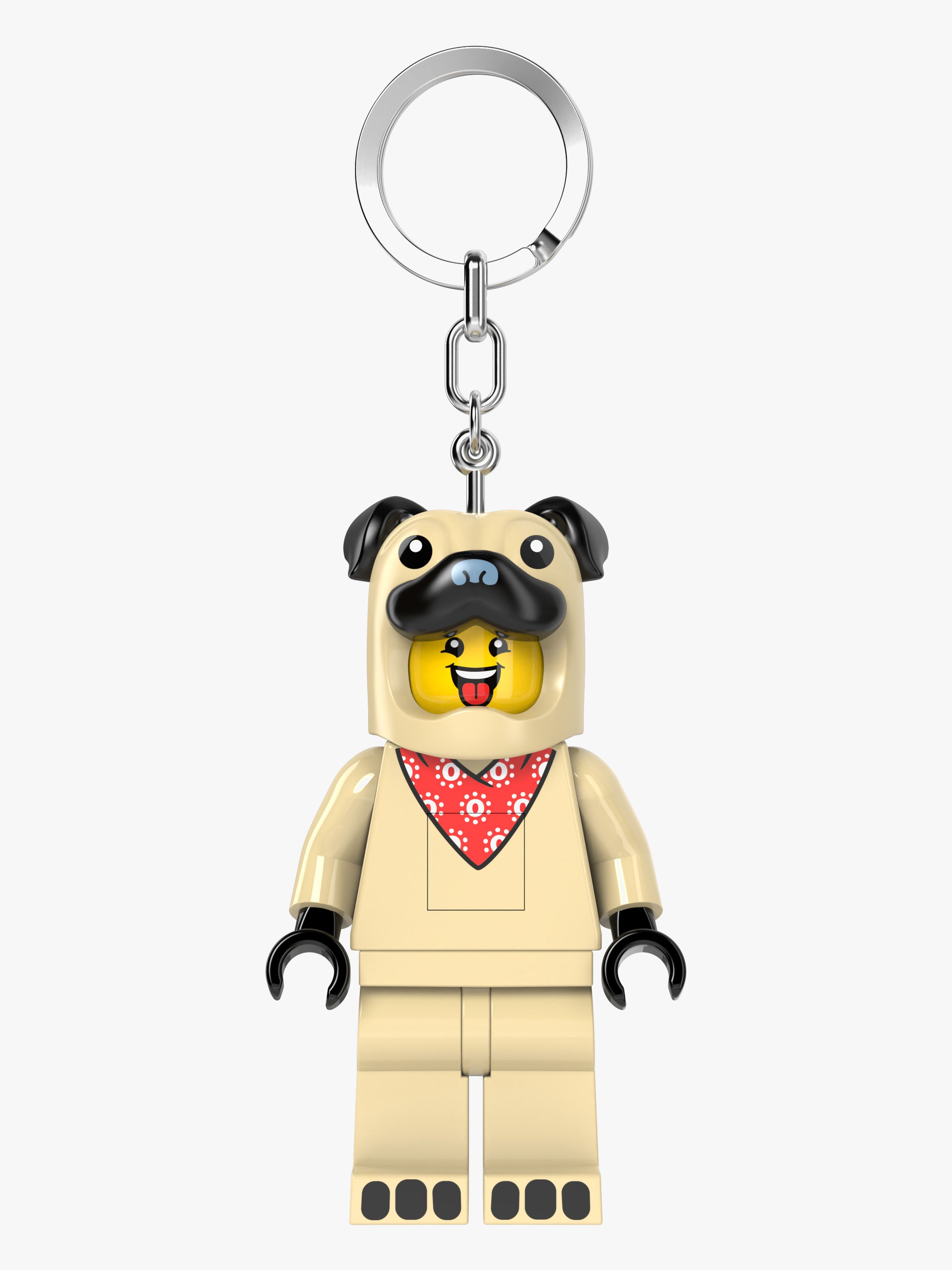 LEGO Minifigures™ Pug Nyckelring med LED-ljus