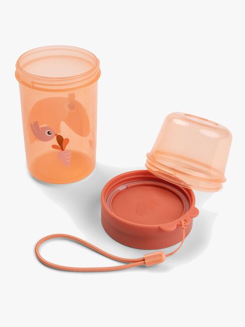 Done By Deer Ozzo To Go Two-Way Snacksbehållare, Papaya