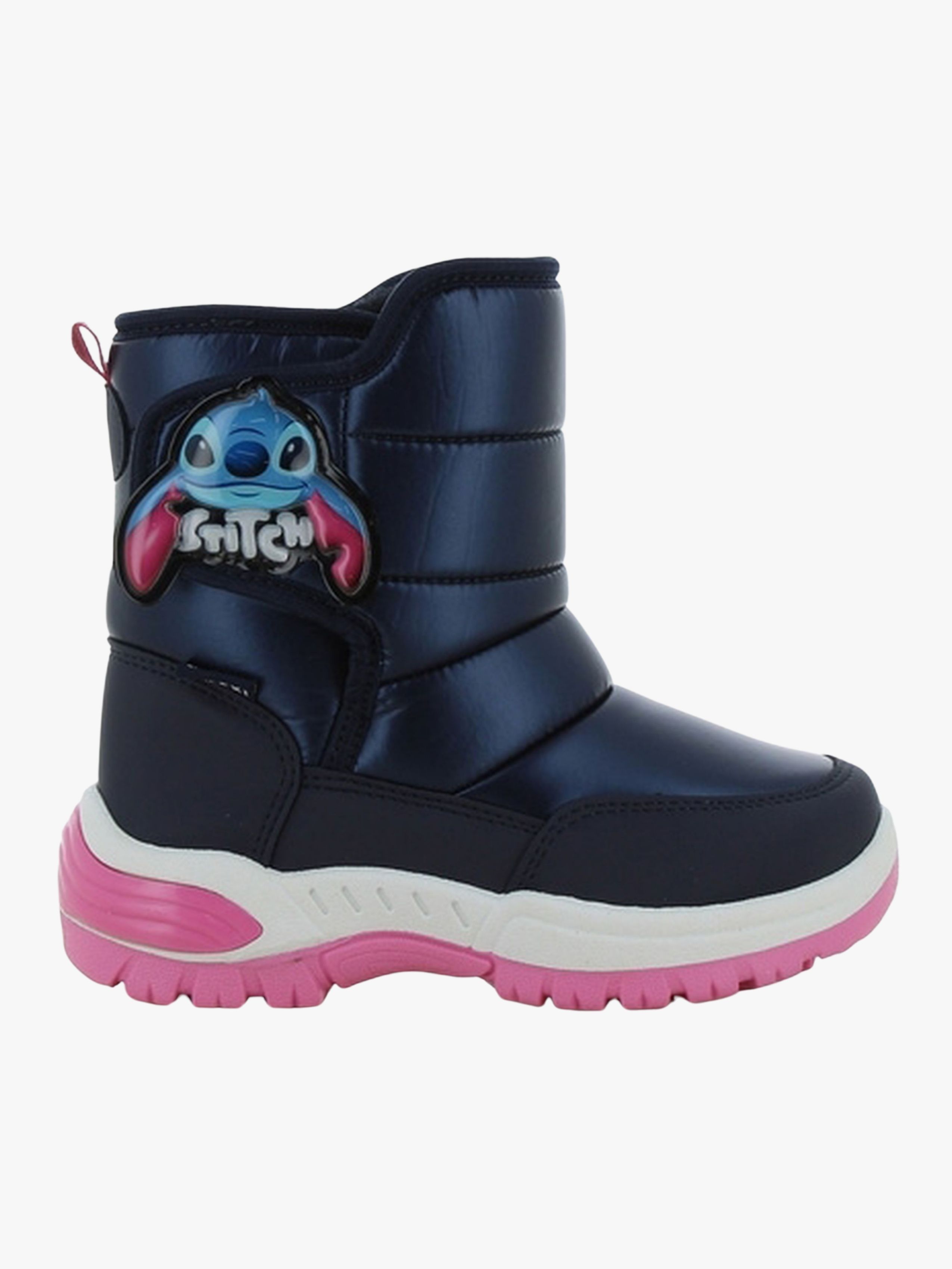 Disney Stitch Blinkande Vinterkängor, Navy/Fuchsia, 25