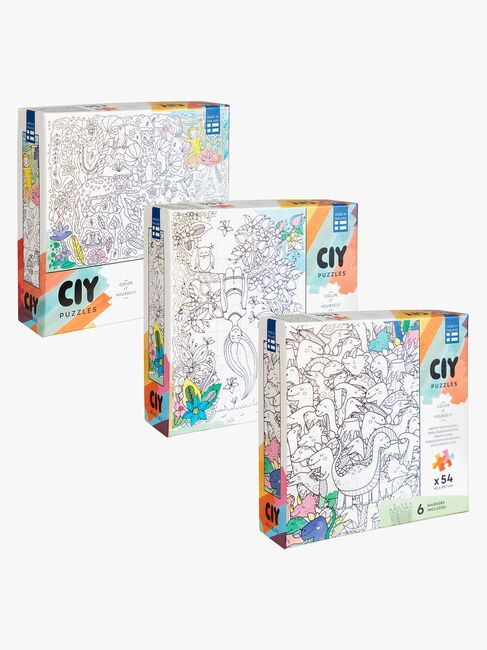 Peliko CIY Pussel med Filtpennor 54 Bitar Blandad