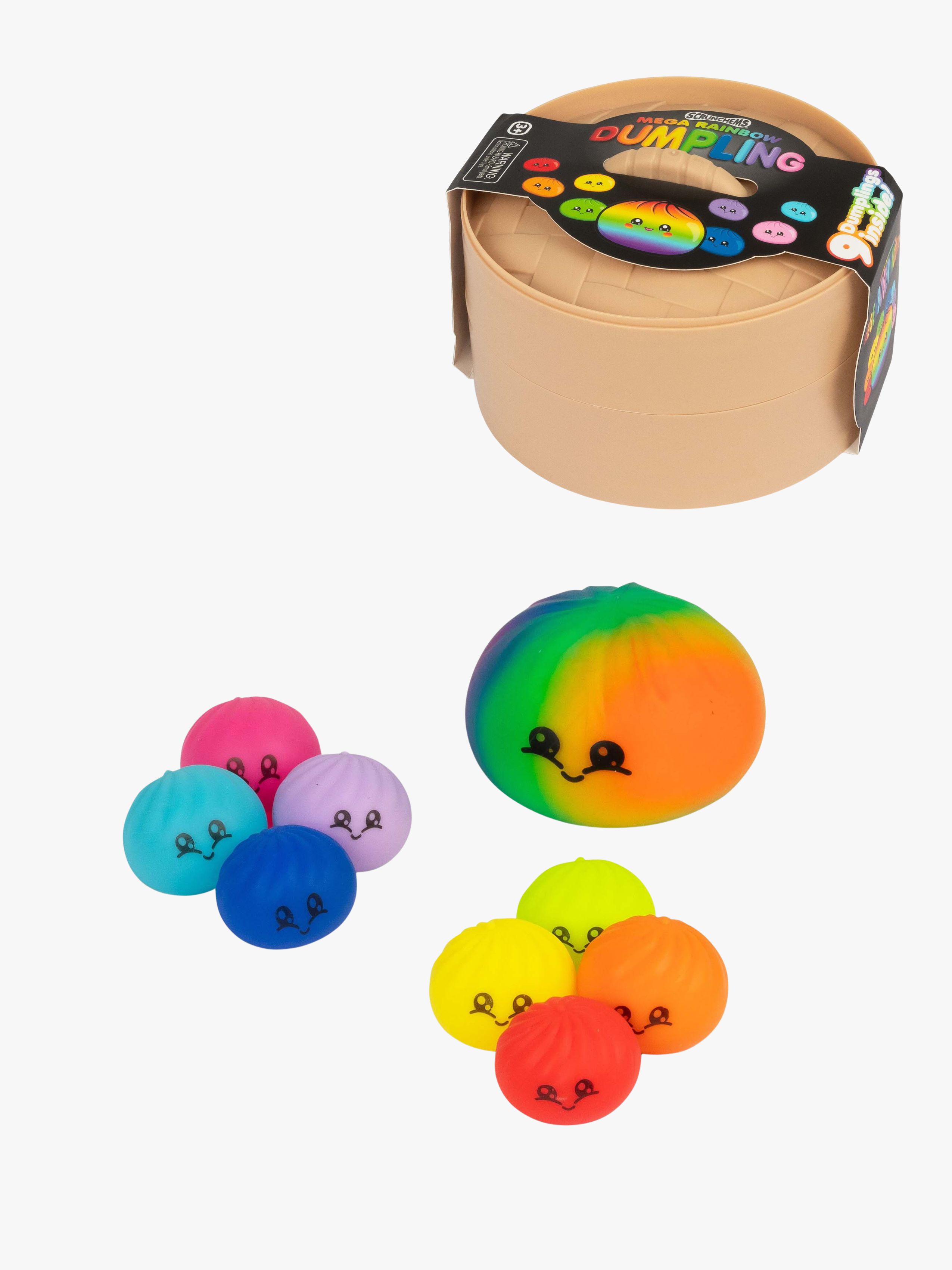 Scrunchems Fidgetset Mega Rainbow Dumpling, 9-Pack
