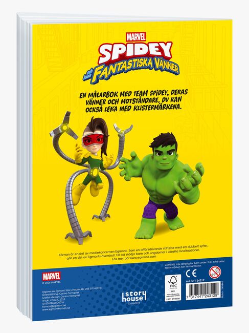 Egmont Kärnan Spidey & His Amazing Friends Målarbok
