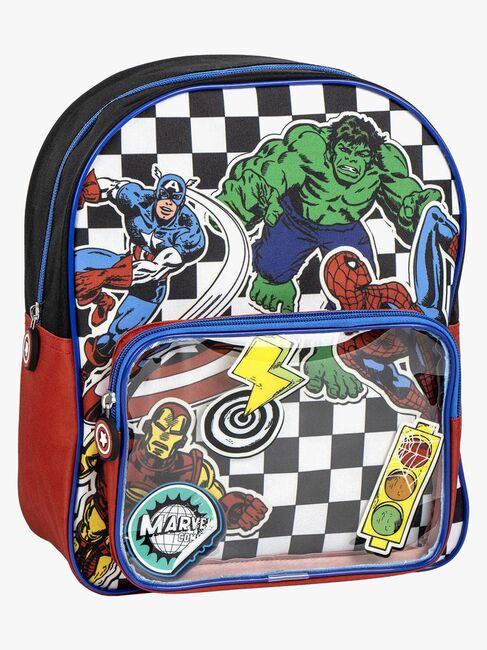 Marvel Avengers Ryggsäck, Pennfodral & Pennor, Checkered