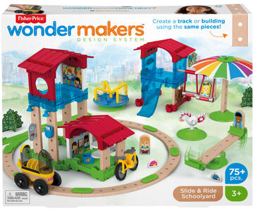 Fisher-Price Wonder Makers Design System Byggset Slide & Ride Schoolyard