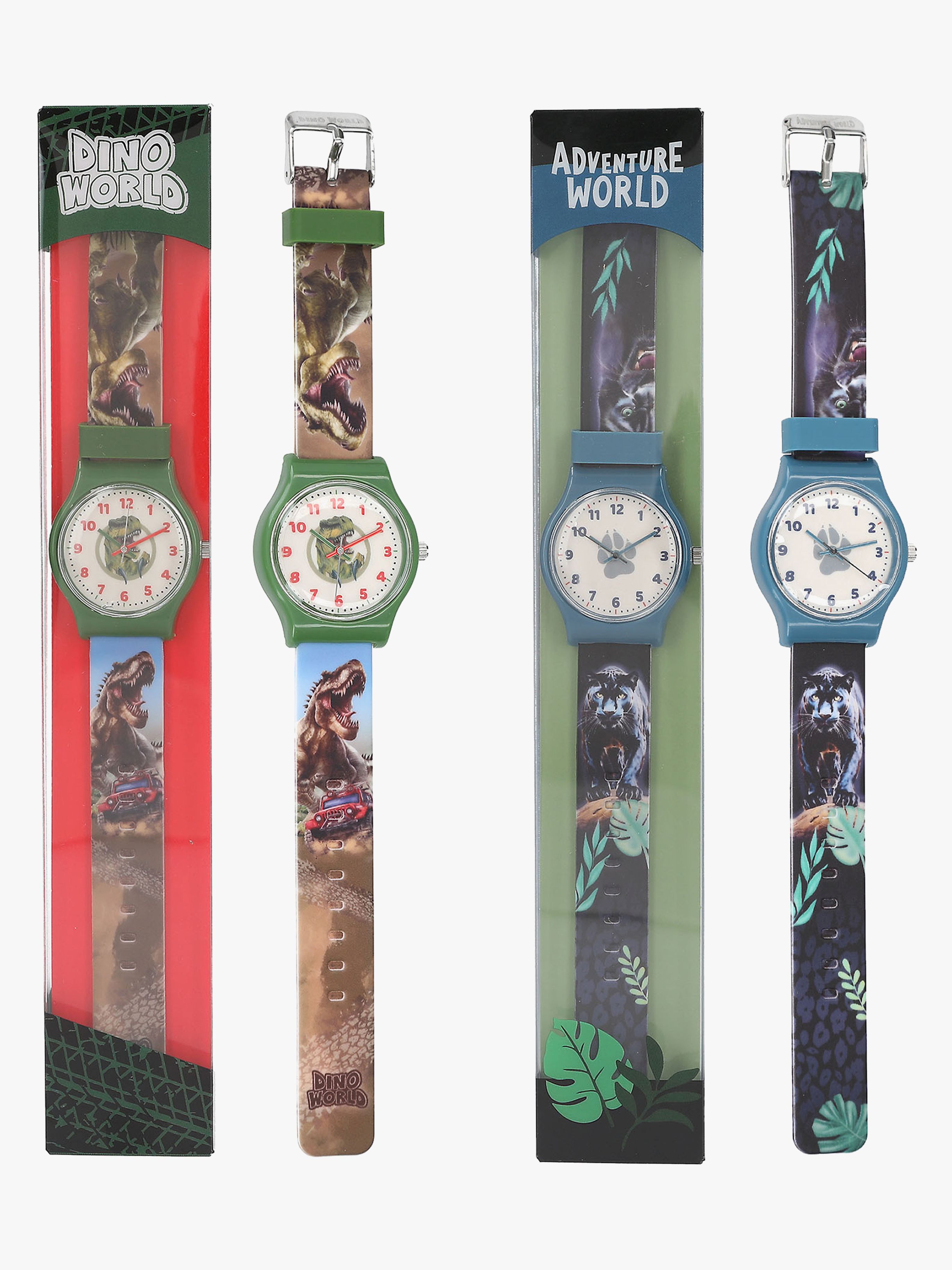 Dino World Armbandsur i Silikon Blandad