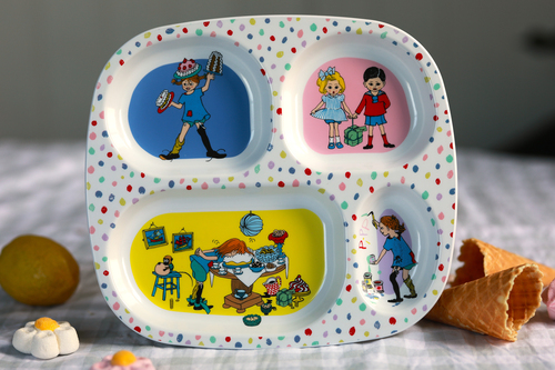 Pippi Långstrump Födelsedag Delad Tallrik