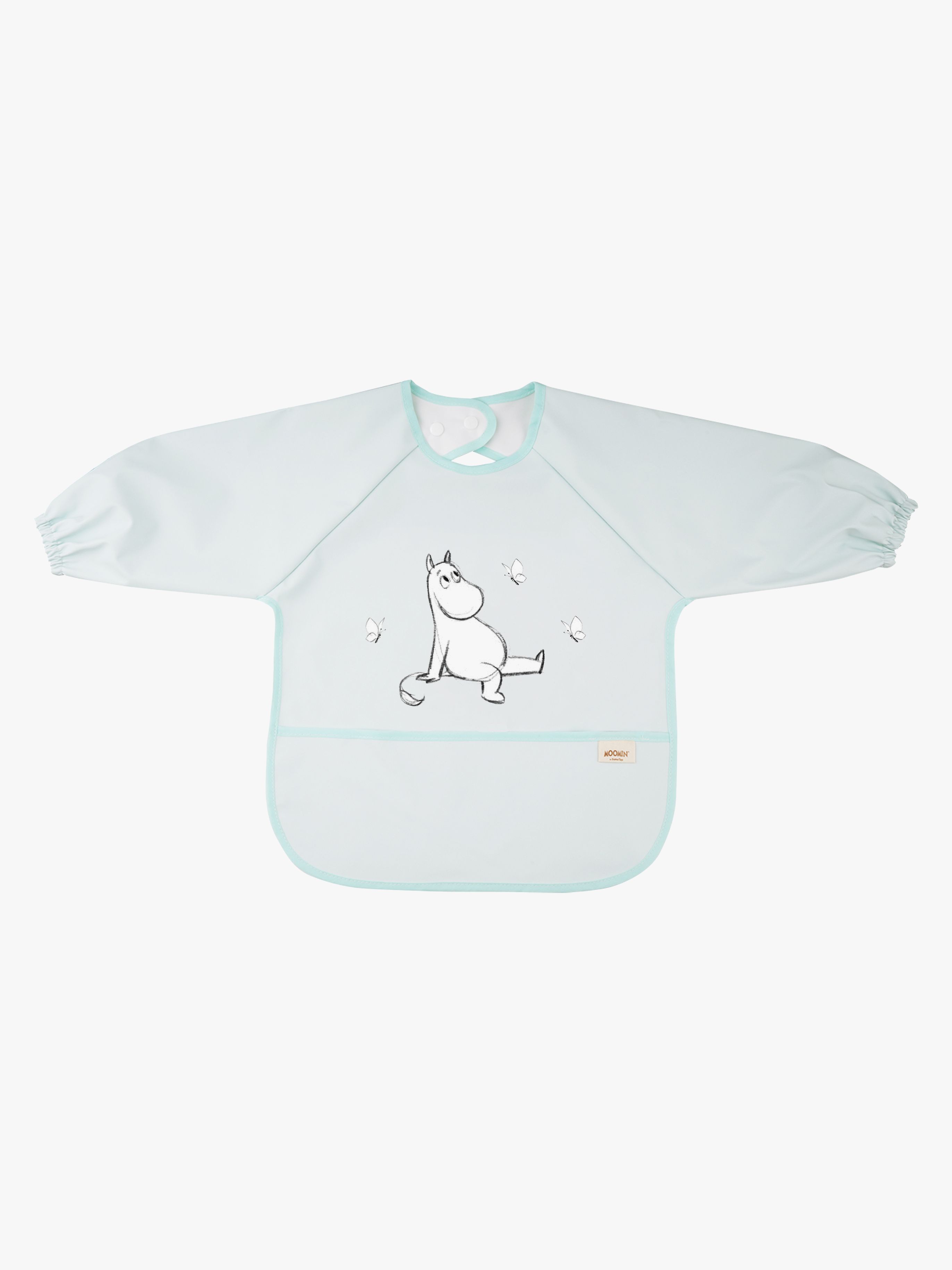 Mumin Långärmad Haklapp, Pink