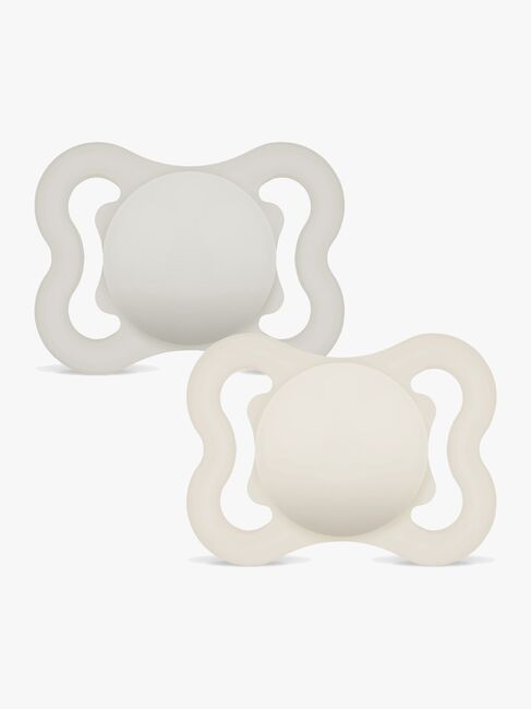 MAM Air Silikon Nappar 2-Pack 0-6m, Neutral