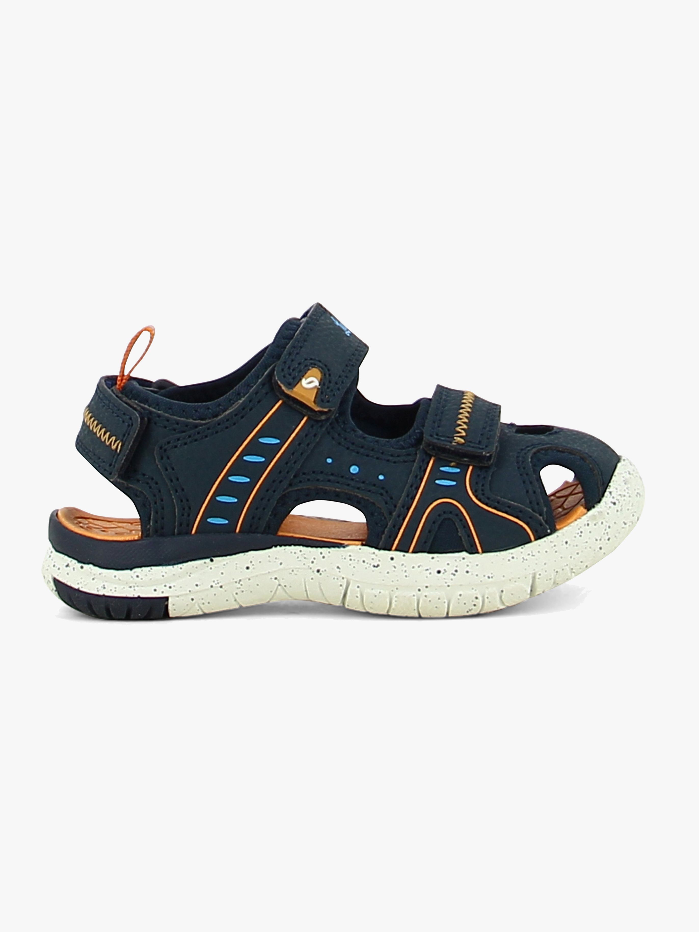 Leaf Ljungby Sandaler, Navy/Orange, 23