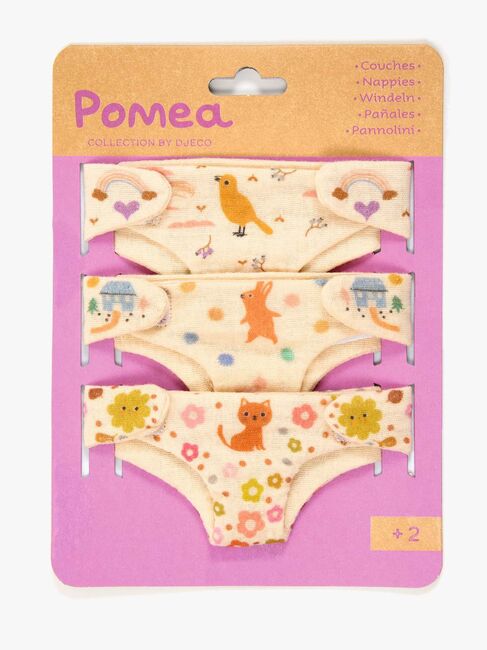 Djeco Blöjset Till Docka 3-pack