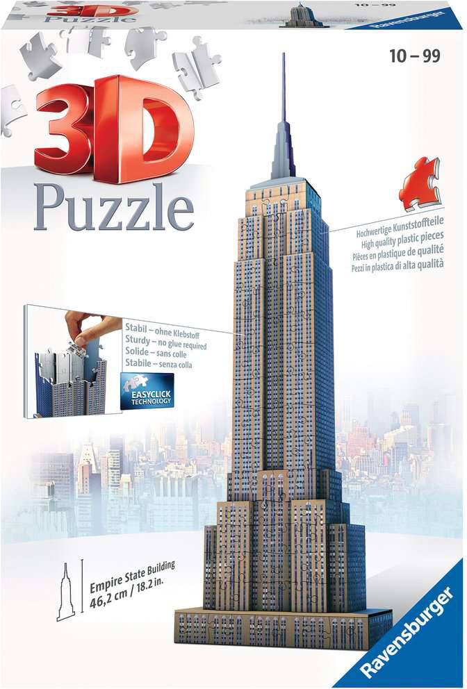 Ravensburger Empire State Building 3D-pussel 216 Bitar