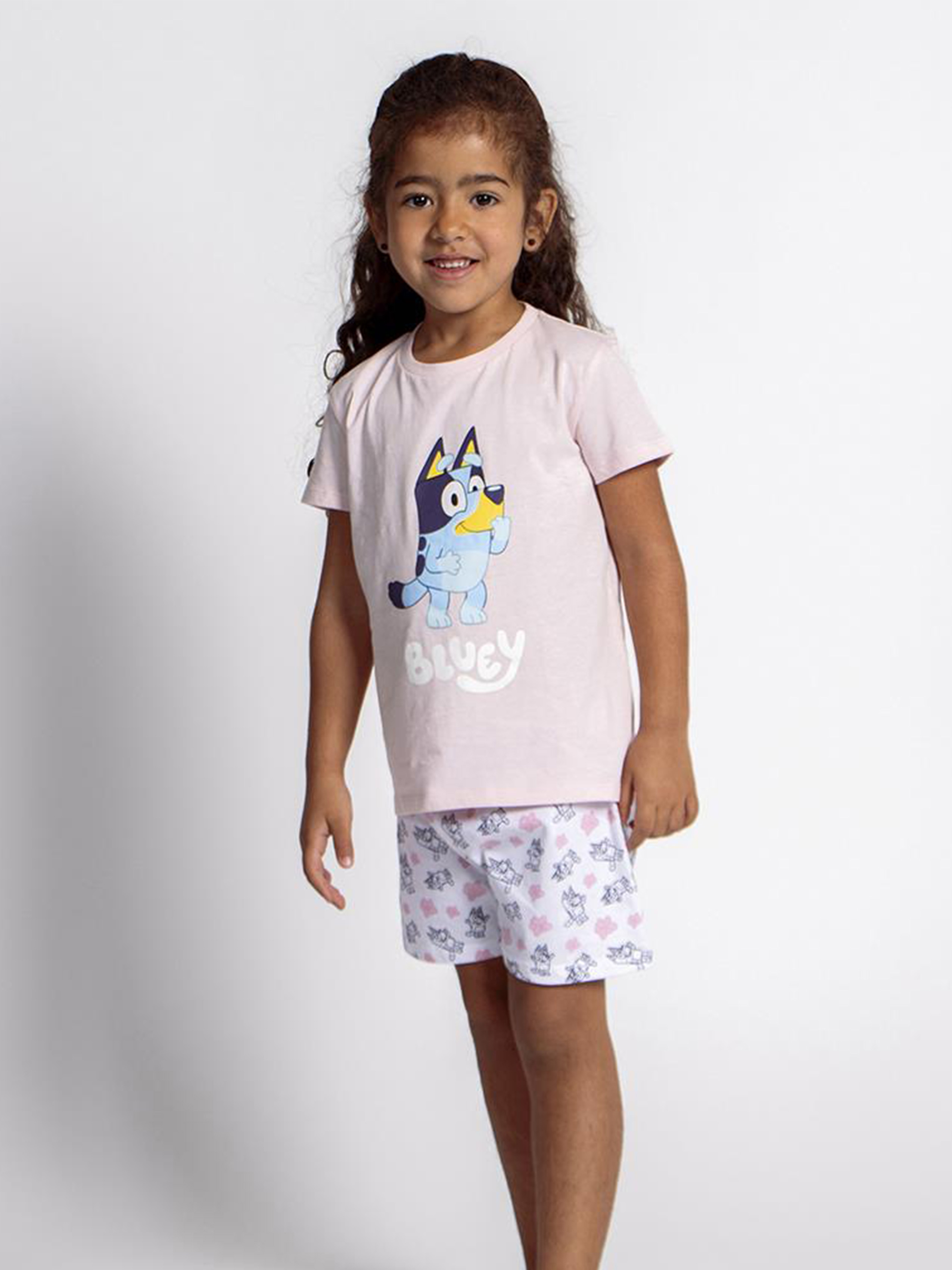 Bluey Pyjamas, Vit/Blå, 104-110