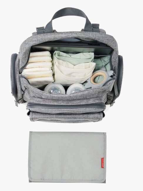 Skip Hop Luna Ryggsäck Skötväska, Heather Grey 22366-1-1124_3b.jpg