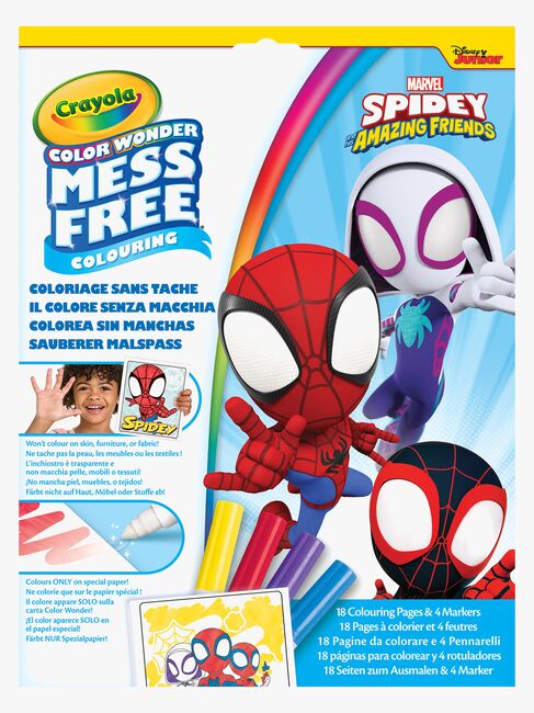 Marvel Spidey And His Amazing Friends Color Wonder Målarset