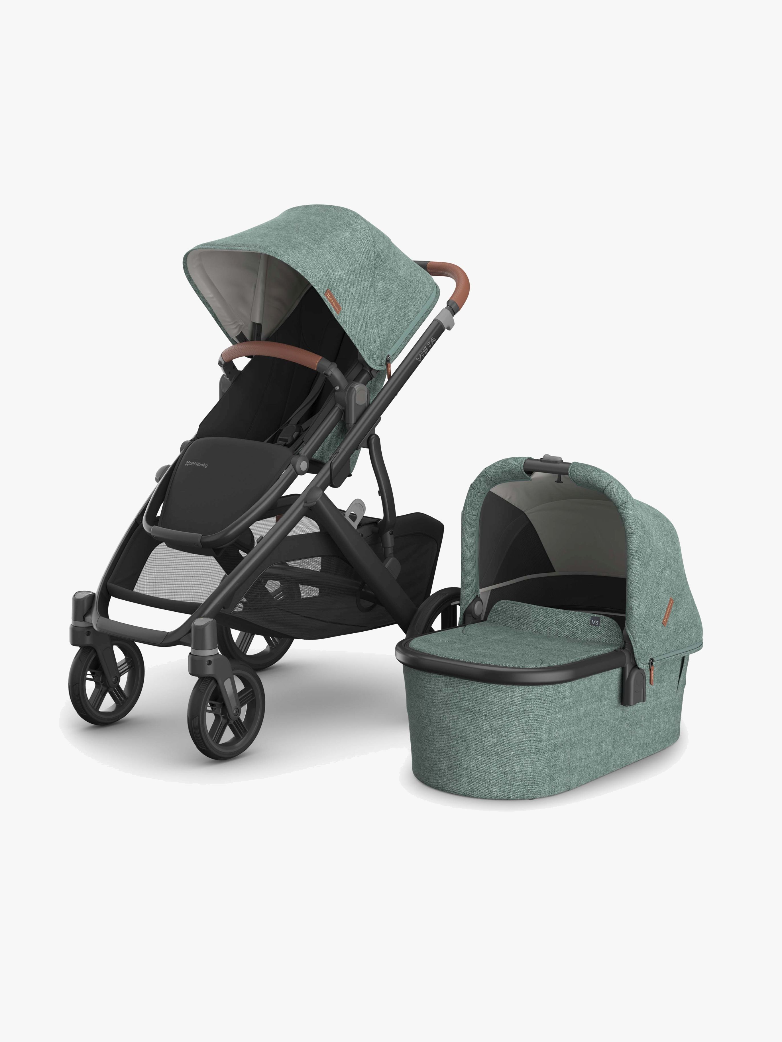 UPPAbaby Vista V3 Duovagn – 30+ kombinationer med FlexRide-fjädring