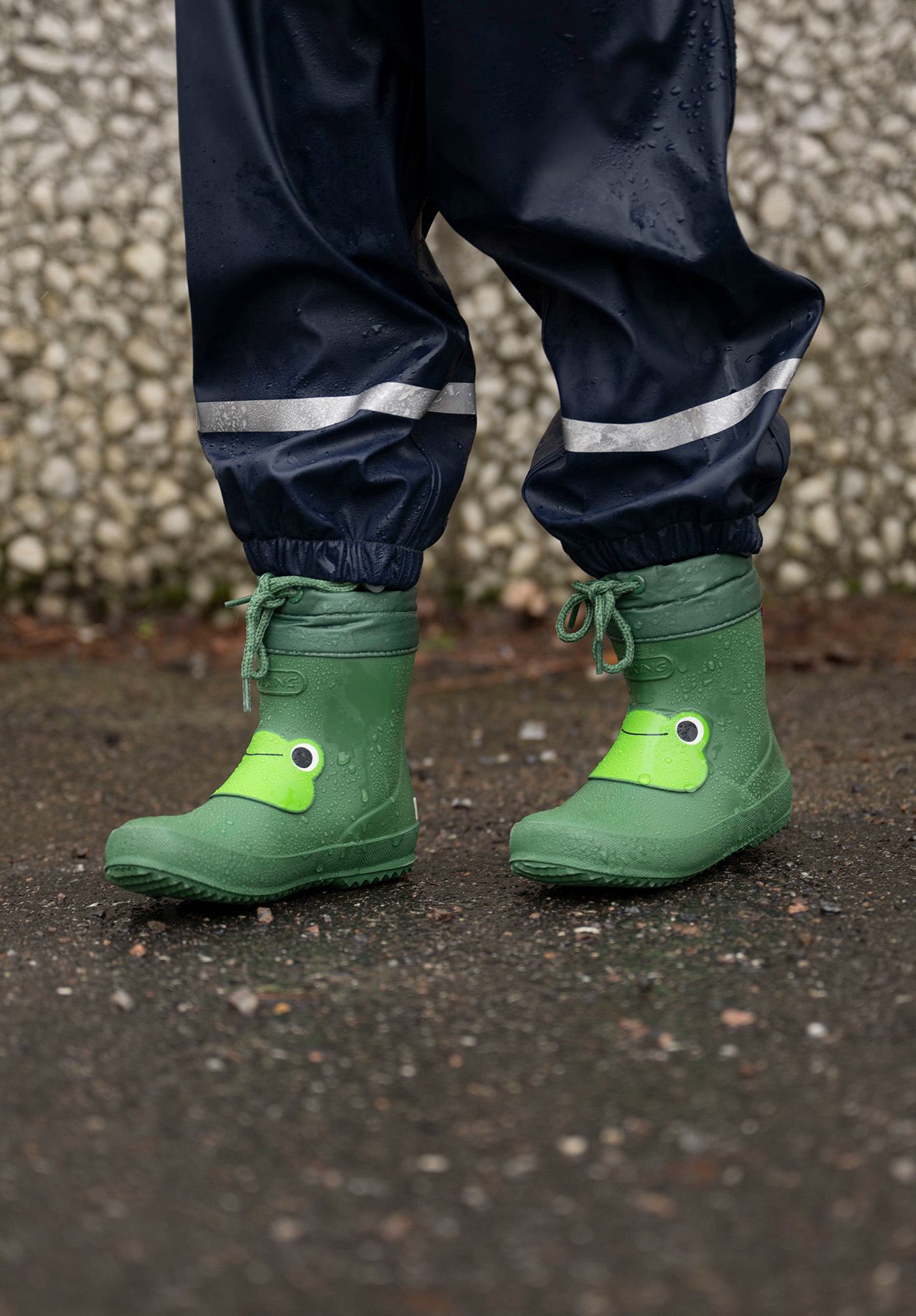 Viking Alv Indie Print Gummistövlar, Green, 30